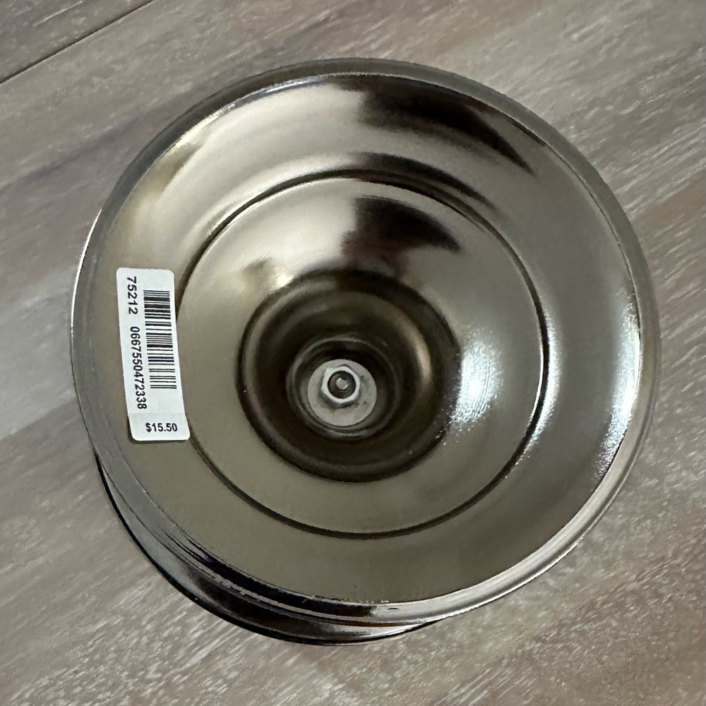 Bath & Body Works 3-Wick Pedestal Candle Holder - Silver - Picture 3 of 3